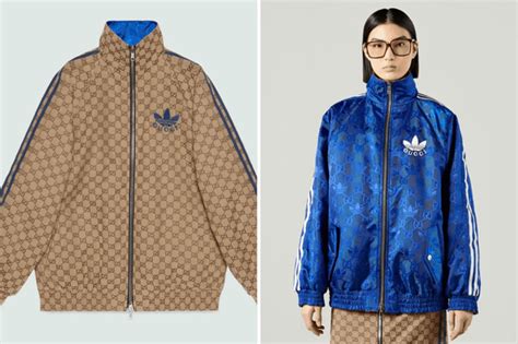 gucci adidas reversible jacket|adidas x gucci budget.